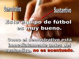 Gramática demostrativos