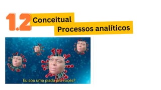 Conceitual
Processos analíticos
1.2
1.2
 