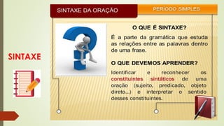 SINTAXE
 