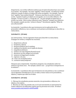 cepillarse los dientes con el cepillo de dientes