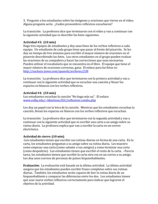 maquillarse/afeitarse