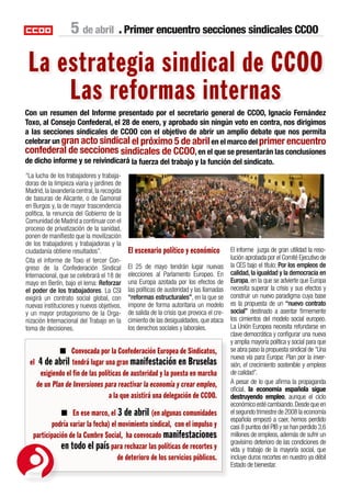 “La lucha de los trabajadores y trabaja-
doras de la limpieza viaria y jardines de
Madrid,la lavandería central,la recogid...