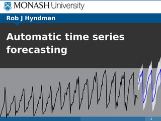 Rob J Hyndman

Automatic time series
forecasting

1

 