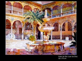 Patio de San Juan de Dios 50 x 70 cm 