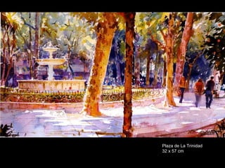 Plaza de La Trinidad 32 x 57 cm 