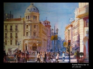 Puerta Real a las 12 37 x 53 cm 