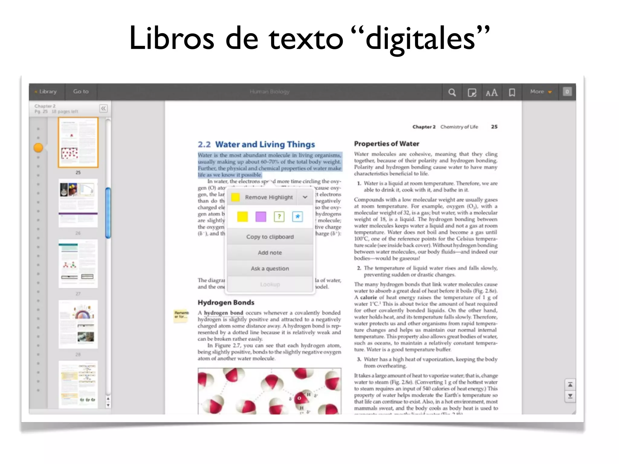 Libros de texto “digitales”
 