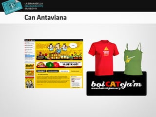 Inauguració del Punt d'Informació Juvenil de la Granadella - Presentació Can Antaviana
