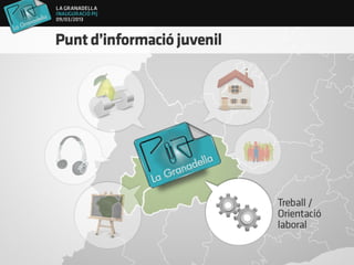 Inauguració del Punt d'Informació Juvenil de la Granadella - Presentació Can Antaviana