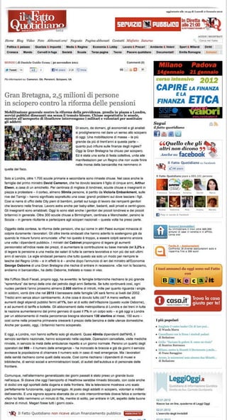 Gran bretagna, 2,5 milioni di personein sciopero contro la riforma delle pensioni | daniele guido gessa | il fatto quotidiano (20120102)