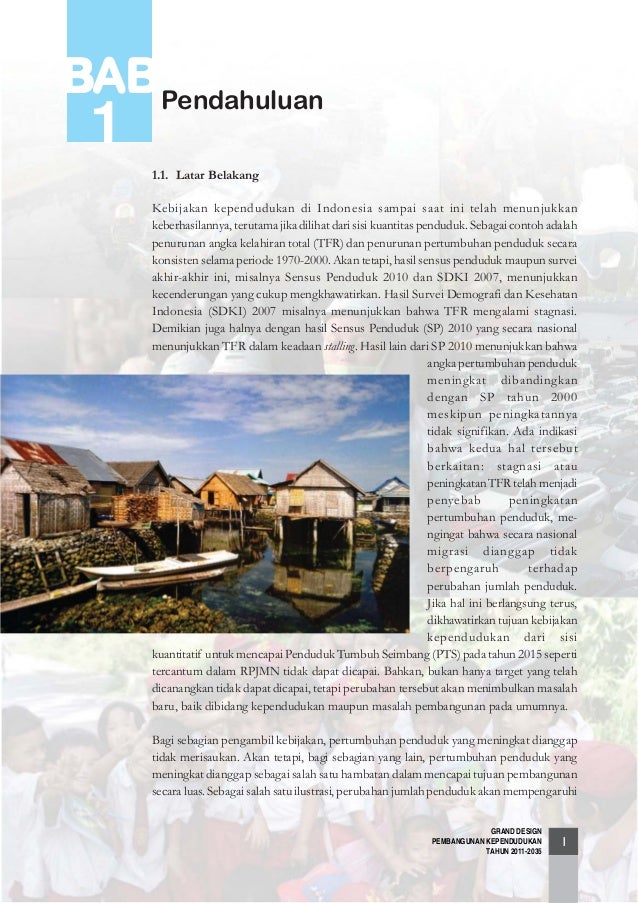 Grand Design Pembangunan Kependudukan Tahun 2011-2035. Buku 2