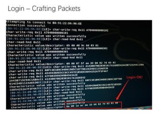 Login -- Sniffing Packets
 