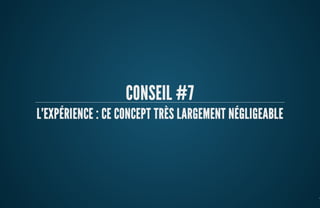 ParisWeb 2013 - Les 7 préceptes d'un projet raté