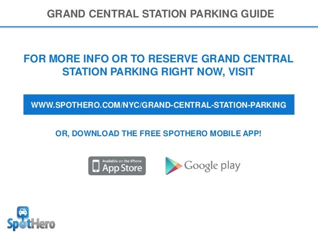 Grand Central Station Parking Guide Garages Nearby Parking Map