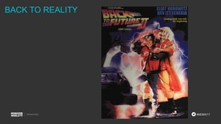 #MDBW17
BACK TO REALITY
 