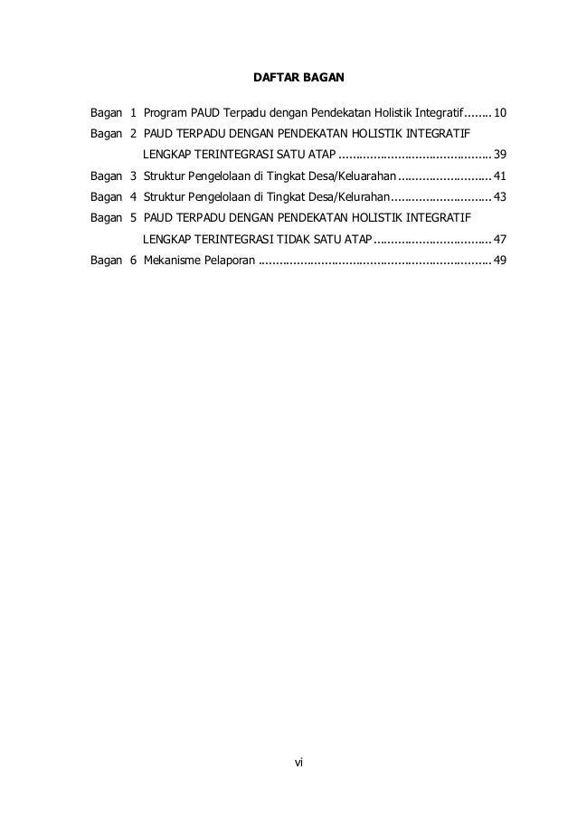 Grand Design Paud Hi Jawa Tengah 2013 2018
