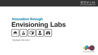 www.envisioninglabs.com 
Innovation through 
Envisioning Labs 
“Innovating for a better tomorrow” 
 
