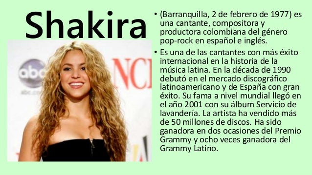 Grandes artistas de la música