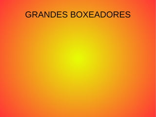 GRANDES BOXEADORES
 