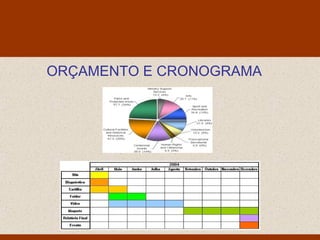 Monello & Associados
                   Consultores Ltda




ORÇAMENTO E CRONOGRAMA
 