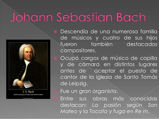 Compositores Del Barroco Y Sus Obras