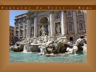 Fontaine de Trévi - Rome 