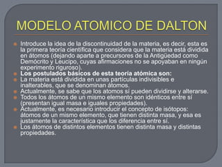 Grandes momentos en el desarrollo de la quimica | PPTX