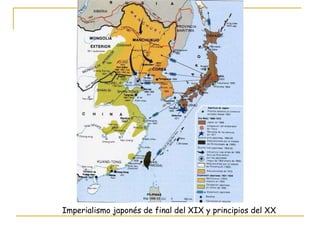 Imperialismo japonés de final del XIX y principios del XX 