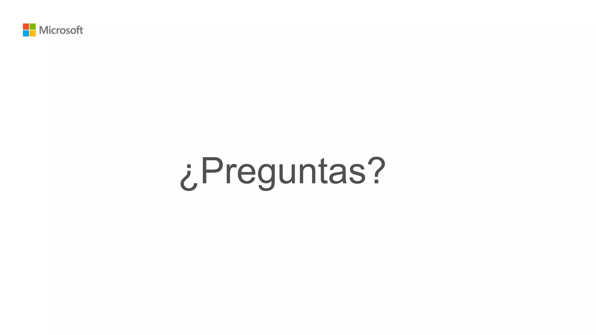¿Preguntas?
 