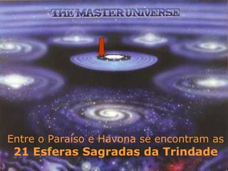 Entre o Paraíso e Havona se encontram as
21 Esferas Sagradas da Trindade
 