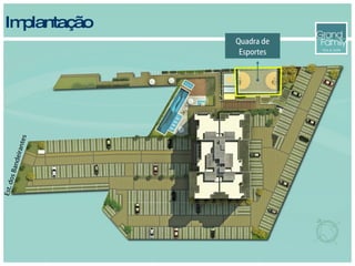 Implantação Quadra de Esportes Est. dos Bandeirantes 