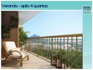 Varanda - apto 4 quartos 