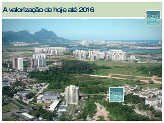 A valorização de hoje até 2016 