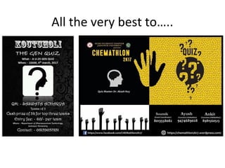 All the very best to…..
 