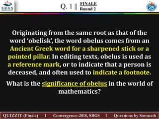 Quizit - The 'Maths & IT Quiz' Grand Finale | PPTX