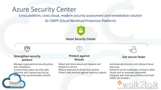 CCI2018 - Azure Security Center - Stato dell’arte e roadmap | PPT