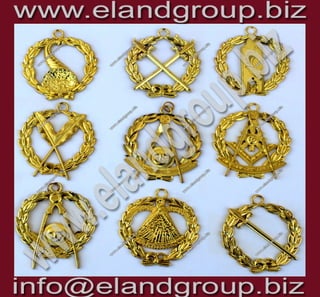 Grand lodge officer collar jewels