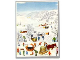 Grandma moses  winter landscapes