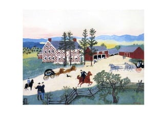 Grandma moses  winter landscapes