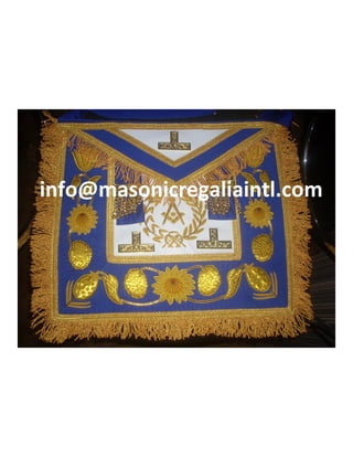 Masonic Grand Master Apron