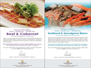 Grand Millennium Sukhumvit F&B Presentation