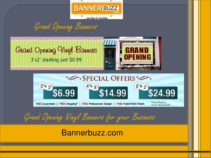 Grand Opening Vinyl Banners For Advertise Business