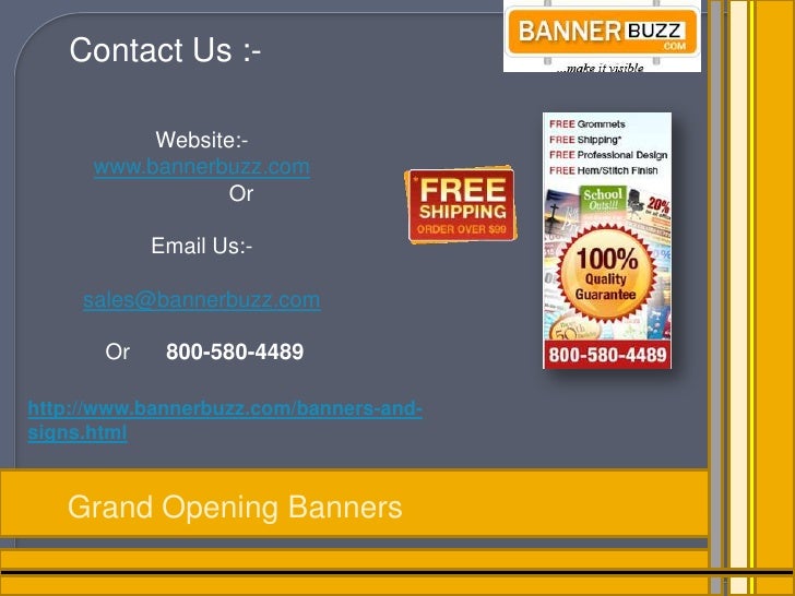 Grand Opening Vinyl Banners For Advertise Business