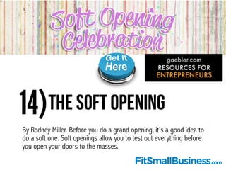 29 Proven Grand Opening Ideas For Small Businesses - Sling