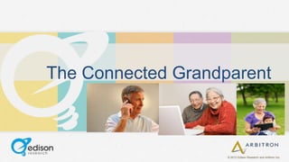 The Connected Grandparent



                    © 2012 Edison Research and Arbitron Inc.
 