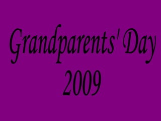 Grandparents' Day 2009 