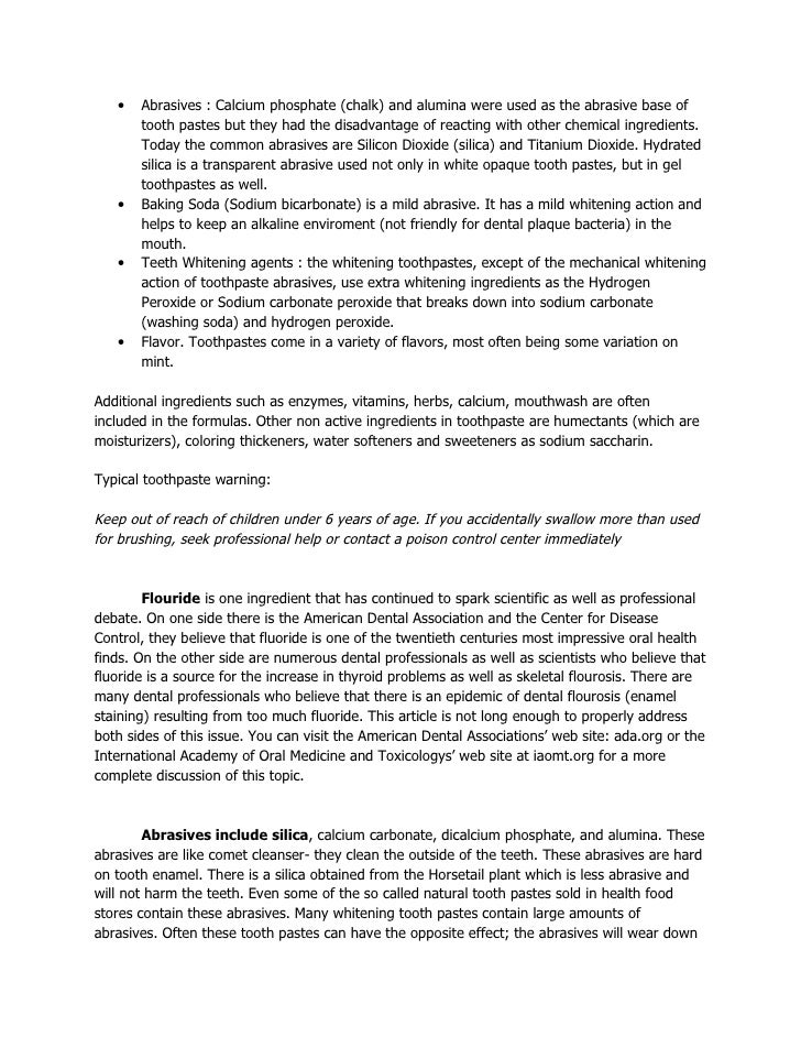 Grand Rapids Dental Have You Read the Poison Warning on Your Toothpaste