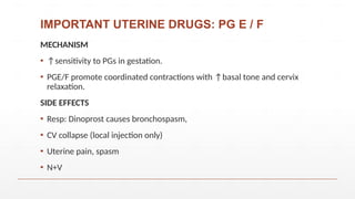 Pharmacology and Placental Drug Transfer in Obstetric Patients | PPTX