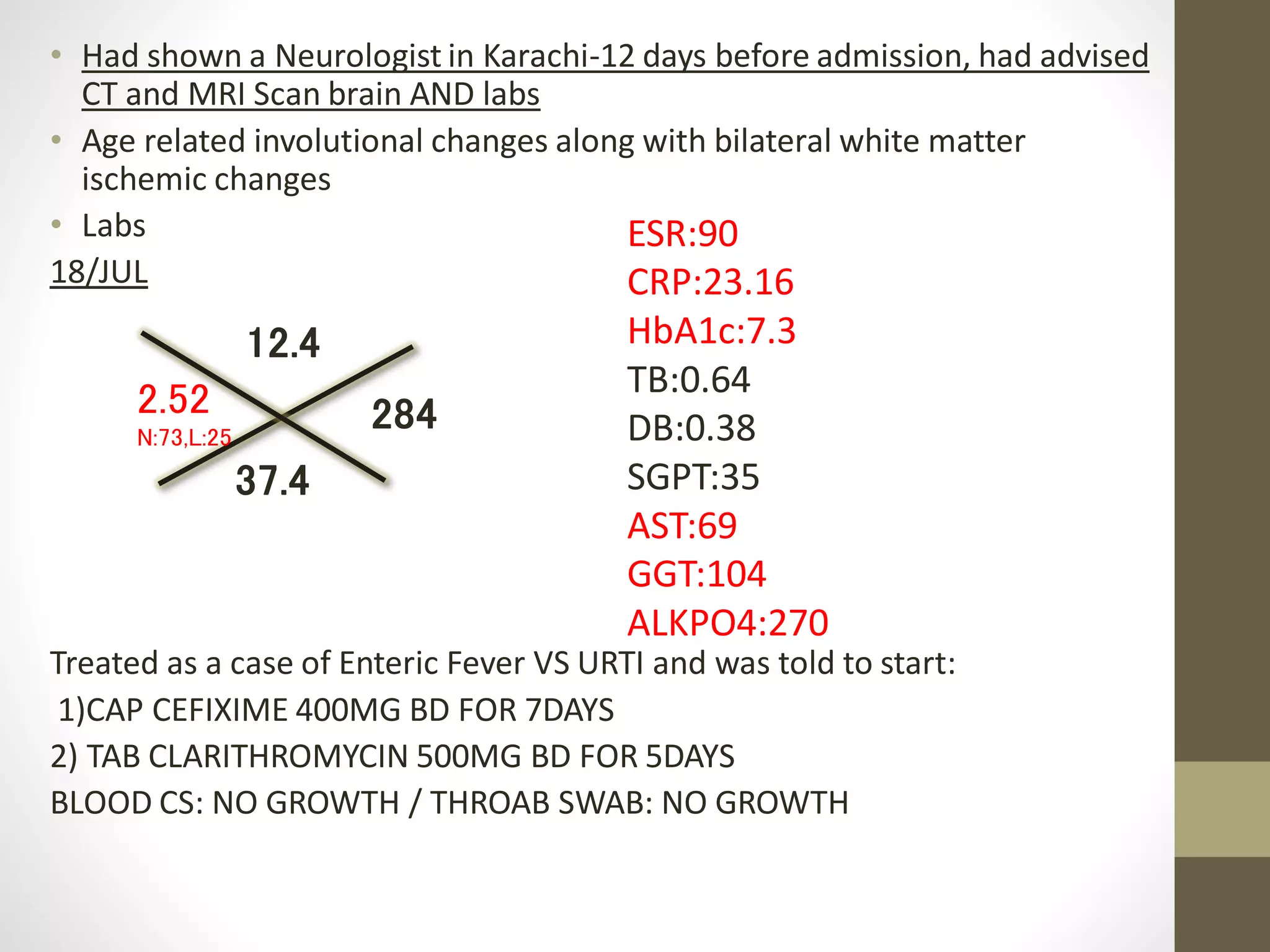 CASE PRESENTATION : PYREXIA OF UNKNOWN ORIGIN / Hemophagocytic ...