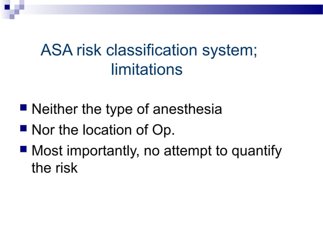 preoperative evaluation for residents of anesthesia part 1 | PPT